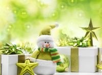 pic for Cute Green Snowman 